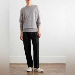 NN07 No Nationality S Men's Ted 6120 Gray Merino Wool Pullover Sweater